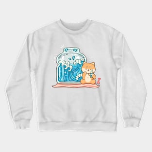 Jelly Waves Shiba Crewneck Sweatshirt